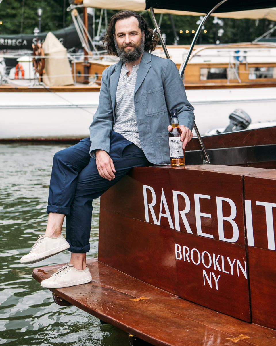 <p>Matthew Rhys enjoys a Talisker tasting on the Shearwater and at Celestine in Brooklyn, New York.</p>