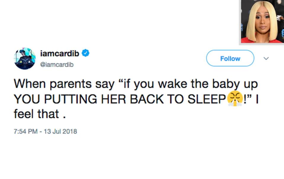 CARDI B UNDERSTANDING THE IMPORTANCE OF BABY'S NAP TIME