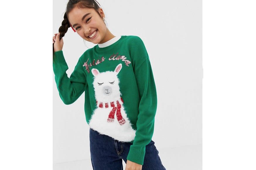 Llama Christmas Sweater