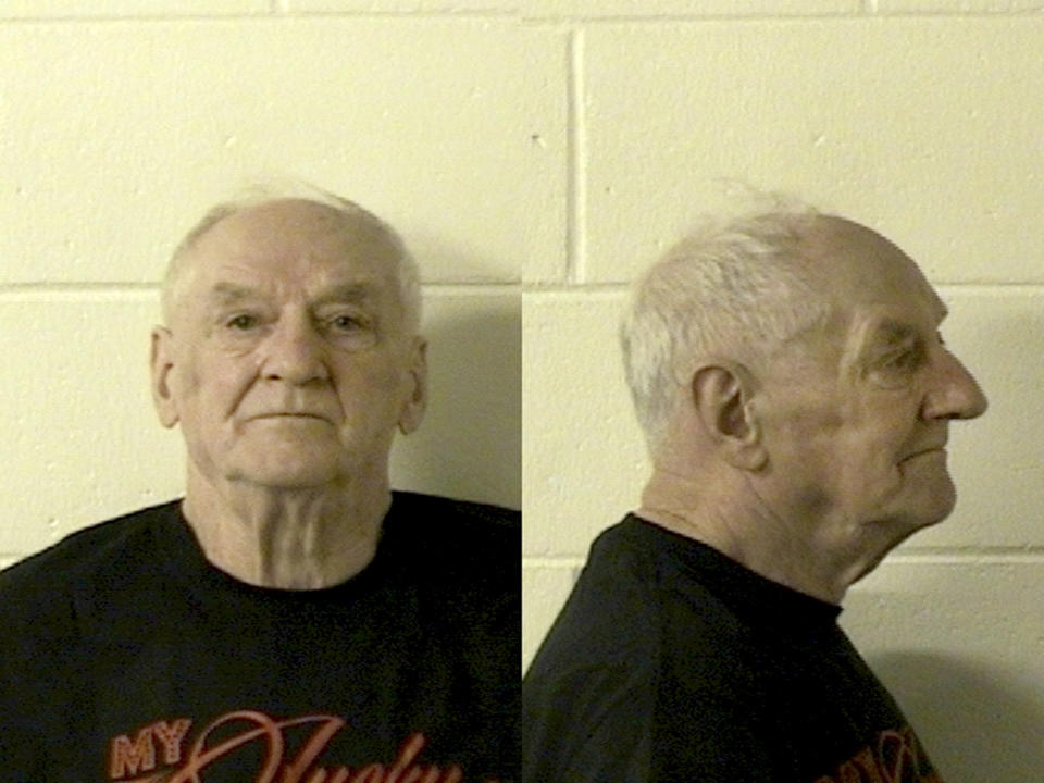 In this March 14, 2019 booking photo provided by the Marinette County Sheriff's Office is Raymand Vannieuwenhoven. Prosecutors said they used DNA and genetic genealogy to connect Vannieuwenhoven to the killings 43 years ago of a young couple David Schuldes and Ellen Matheys. Vannieuwenhoven, 82, a widower and father of five grown children had lived quietly for two decades among the 800 residents of Lakewood, a northern Wisconsin town about 25 miles southwest from the site of the murders. Now he is being held on a $1 million bond. (Marinette County Sheriff via AP)