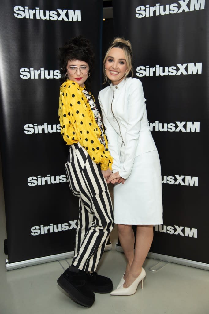 Current “SNL” cast members Sarah Sherman (left) and Chloe Fineman. Getty Images for SiriusXM
