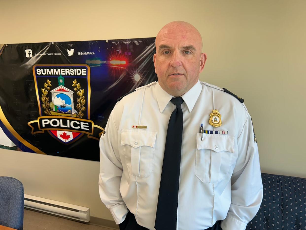 Jason Blacquiere, Summerside's deputy police chief, says it's become more difficult to fill vacancies in the past few years. (Laura Meader/CBC - image credit)