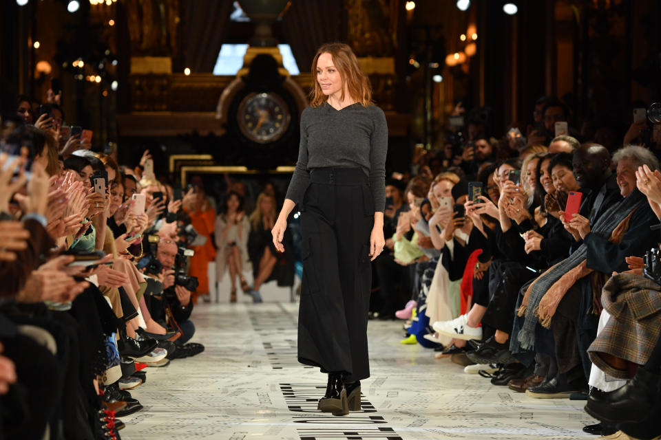 Fashion designer, Stella McCartney, has suggested that we shouldn't be cleaning our clothes, after all. [Photo: Getty]