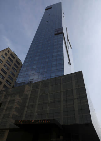 The Trump SoHo hotel is seen in Manhattan, New York, U.S. April 20, 2017. REUTERS/Shannon Stapleton