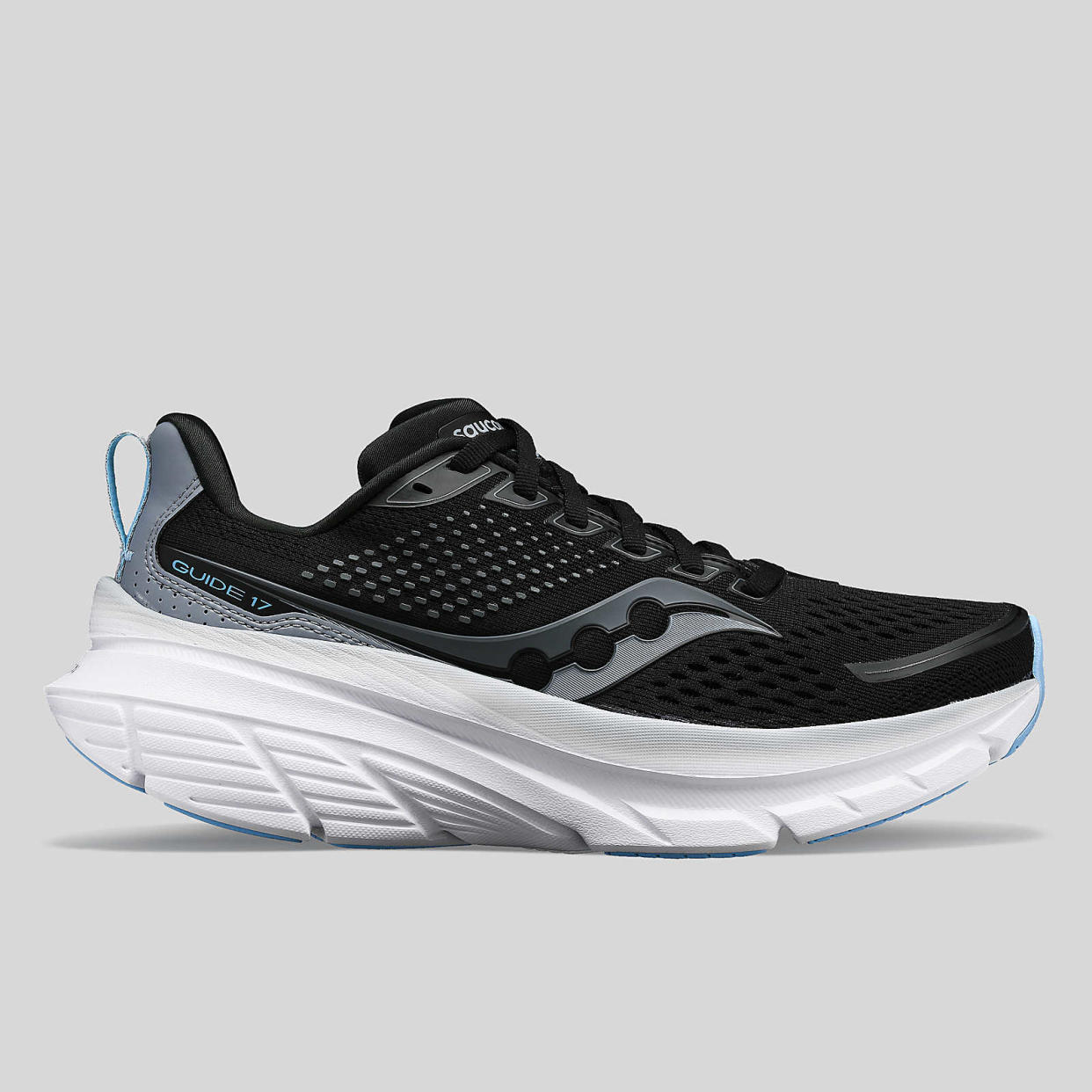 <p><a href="https://go.redirectingat.com?id=74968X1596630&url=https%3A%2F%2Fwww.saucony.com%2Fen%2Fguide-17%2F58875W.html&sref=https%3A%2F%2Fwww.womenshealthmag.com%2Ffitness%2Fg46800762%2Fbest-running-shoes-for-plantar-fasciitis%2F" rel="nofollow noopener" target="_blank" data-ylk="slk:Shop Now;elm:context_link;itc:0;sec:content-canvas" class="link rapid-noclick-resp">Shop Now</a></p><p>Guide 17</p><p>saucony.com</p><p>$140.00</p><span class="copyright">Saucony</span>