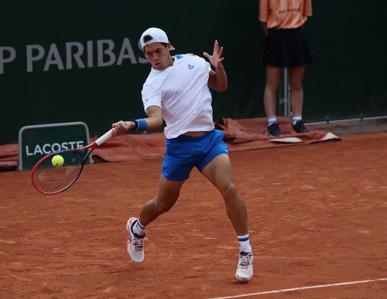 Sebastián Báez perdió con Sebastian Ofner en París