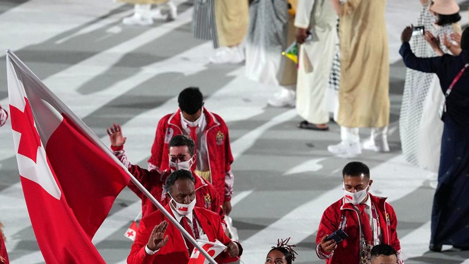 <p>Tonga had to be included in this roundup ... for <a href="https://people.com/sports/shirtless-tongan-olympian-pita-taufatofua-will-compete-tokyo-olympics/" rel="nofollow noopener" target="_blank" data-ylk="slk:obvious reasons;elm:context_link;itc:0;sec:content-canvas" class="link ">obvious reasons</a>! </p>