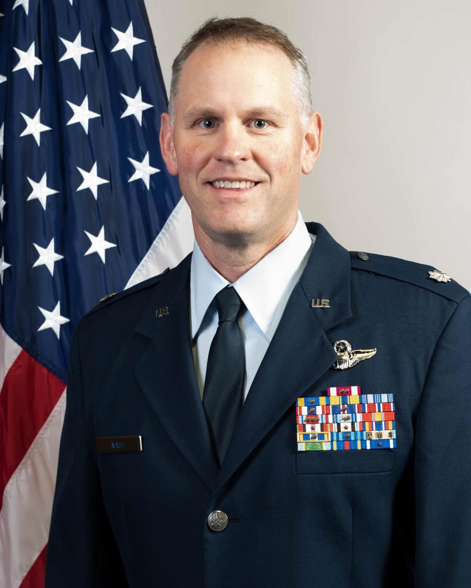 Lt. Colonel Drew "Gus" Nash, Commander 33rd Fighter Wing Detachment 1.