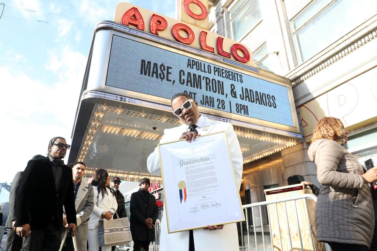 Mase attends his Proclamation Ceremony at The Apollo Theater on January 24, 2023 in New York City.