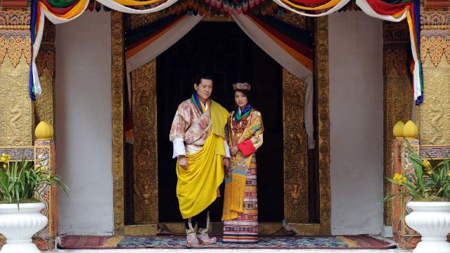 best dressed world leaders: King and Queen of Bhutan