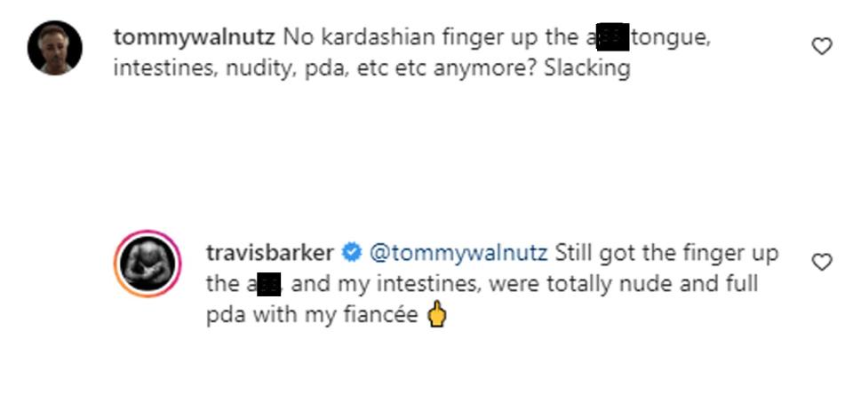 Travis Barker Defends PDA with Kourtney Kardashian After Fan Critique — See His NSFW Clapback 