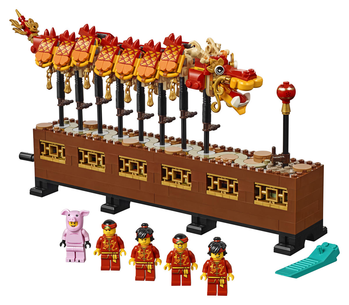 Review: We built this sold-out Lego Dragon Dance set just in time for CNY