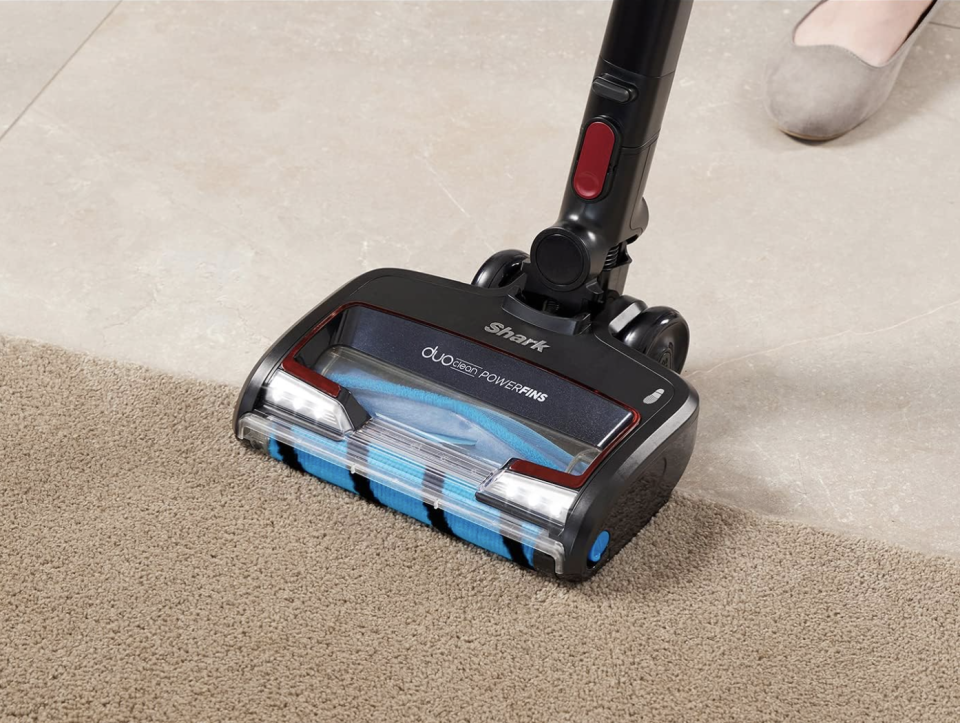 Say goodbye to strands of hair getting tangled in your hoover, this vacuum comes with anti-hair wrap technology. (Shark)