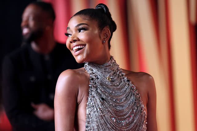 <p>Cindy Ord/VF24/Getty</p> Gabrielle Union at the Vanity Fair Oscars Party 2024