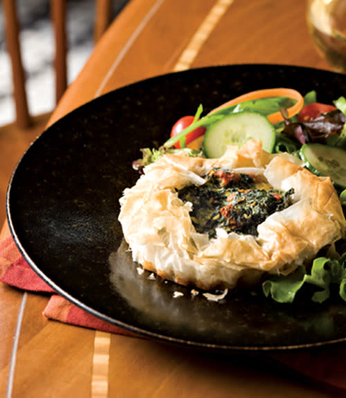 Crispy Phyllo Spinach Tartlets