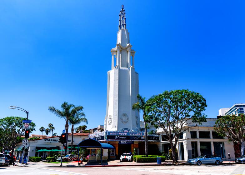 WESTWOOD, CA - AUGUST 12: Nissan GT-R NISMO sports cars are seen outside the Fox Westwood Village Theatre, promoting the new 'Gran Turismo' movie, based on the Sony PlayStation video game series on August 12, 2023 in Westwood, California. (Photo by AaronP/Bauer-Griffin/GC Images)