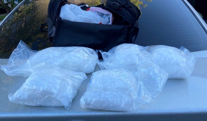 Bulk quantities of narcotics seized by Ventura County Sheriff's detectives during warrant searches in November.