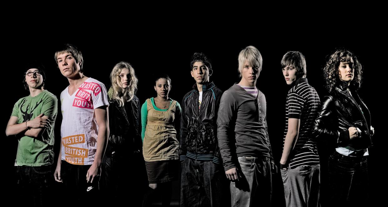 Sid Jenkins (Mike Bailey) Chris Miles (Joe Dempsie), Jal Frazer (Larissa Wilson), Anwar Kharral (Dev Patel), Maxxie Oliver (Mitch Hewer), Tony Stonem (Nicholas Hoult), Michelle Richardson (April Pearson)