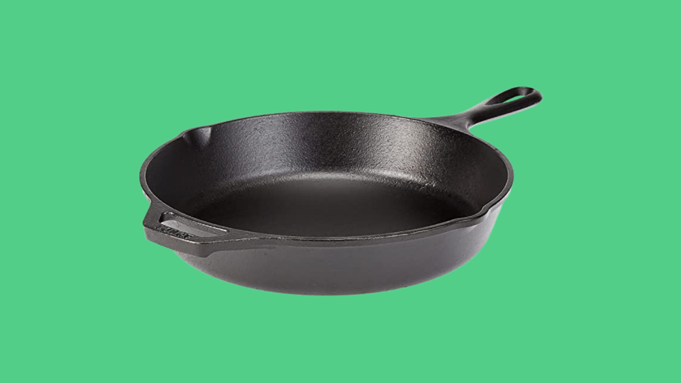 Whip up something delicious with this pre-seasoned skillet from Lodge