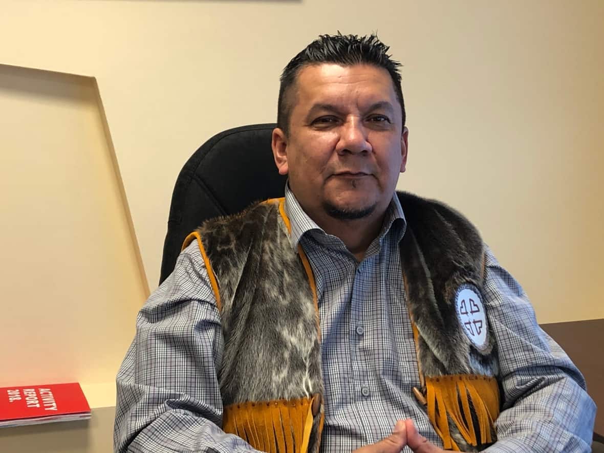 Bertie Wapachee, the chairperson of the Cree Board of Health and Social Services of James Bay. He said the Tuesday incident at clinic in northern Quebec will be a lesson to learn from. (Christopher Herodier/CBC - image credit)