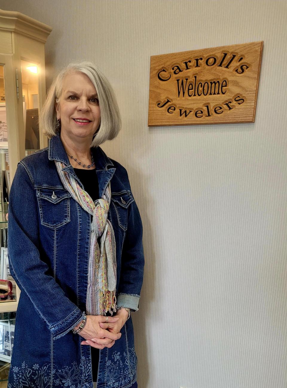 Marianne Brammell has been employed at Carroll's Jewelers in downtown Marion for more than 50 years. She's the store's manager.