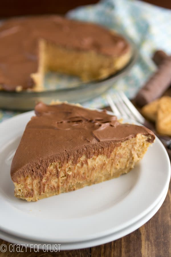 Peanut Butter Twix Pie