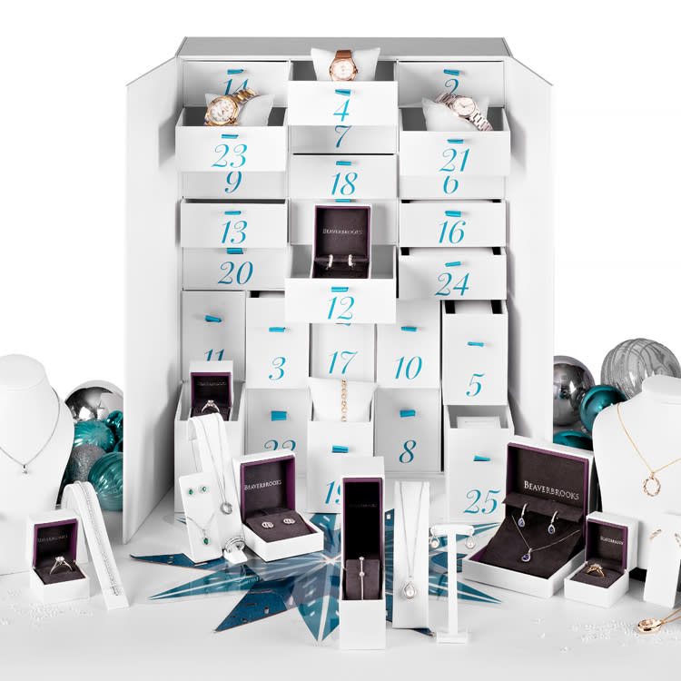 Diamond-a-day Advent Calendar, £100,000 [Photo: Beaverbrooks]