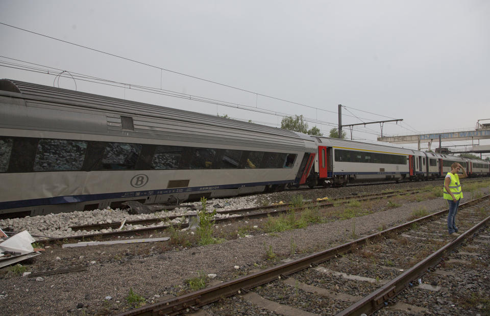 Belgium train collision