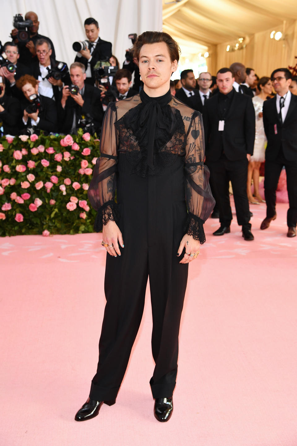 best met gala gowns harry styles