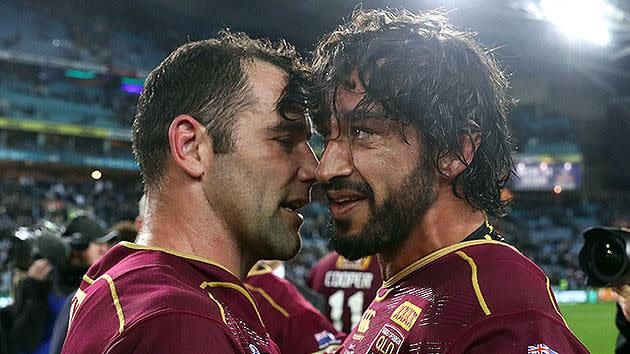 Smith lauded Thurston after his game two heroics. Pic: Getty