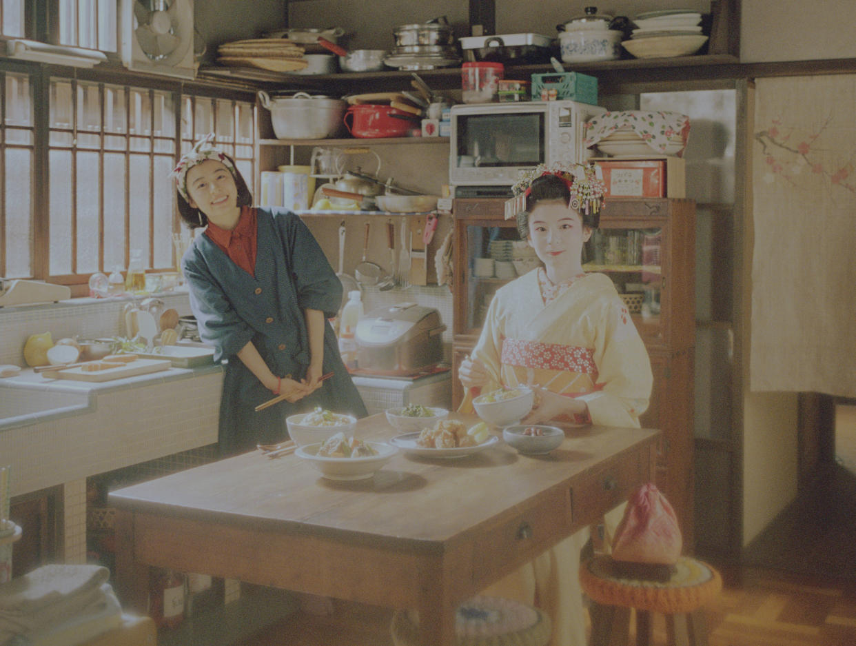 Nana Mori and Natsuki Deguchi star in Netflix’s new Japanese series The Makanai: Cooking for the Maiko House.
