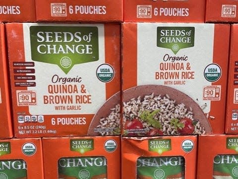 Seeds of Change quinoa and brown rice  at Costco