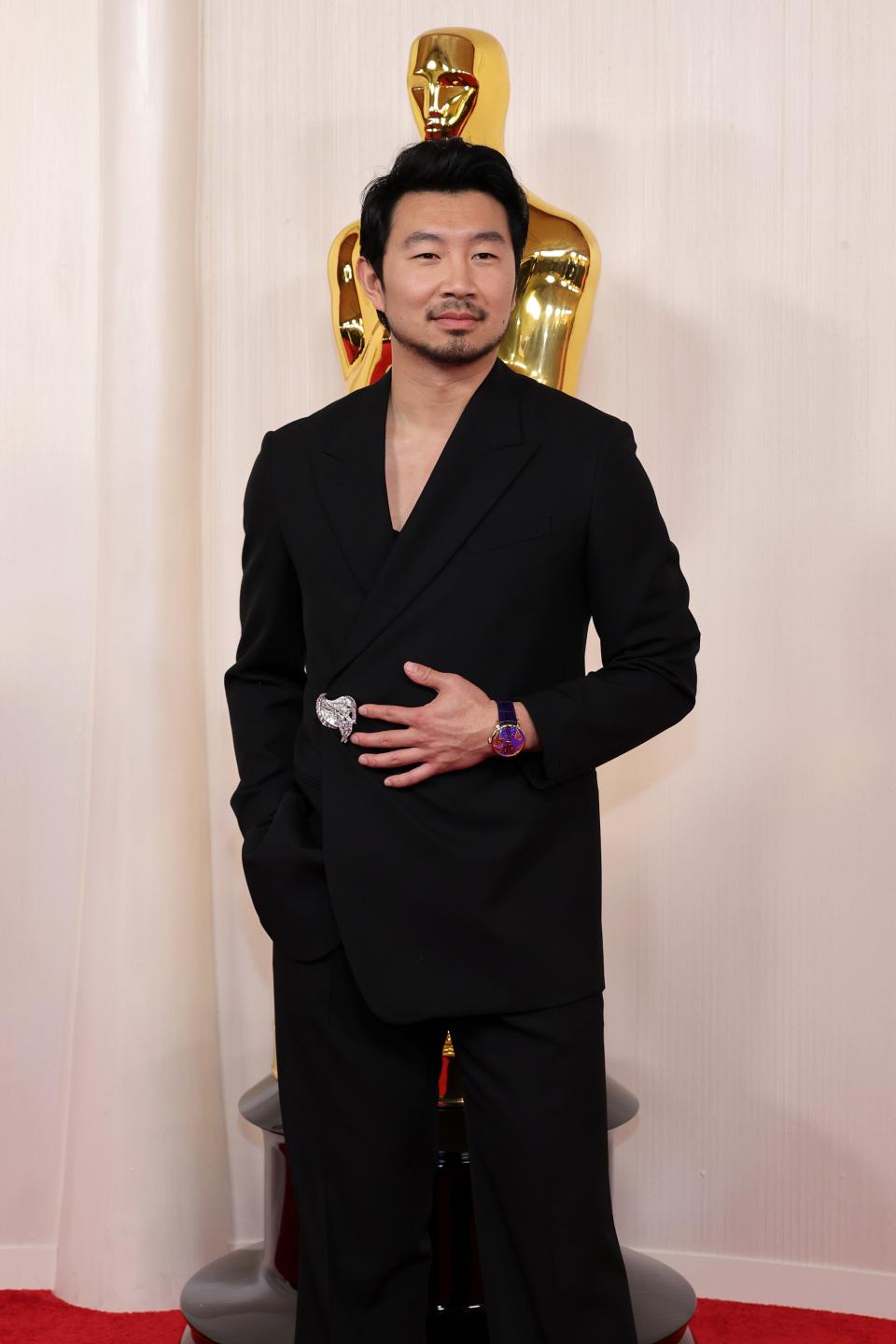 HOLLYWOOD, CALIFORNIA - MARCH 10: Simu Liu attends the 96th Annual Academy Awards on March 10, 2024 in Hollywood, California. (Photo by Aliah Anderson/Getty Images)