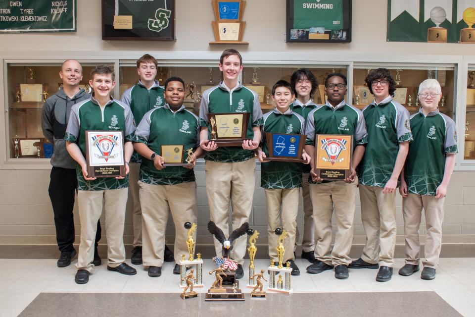 The defending state champion Saint Joseph High School bowling team is partnering with a local nonprofit to help alleviate hunger during the holiday season.