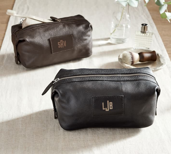 <p><a href="https://go.redirectingat.com?id=74968X1596630&url=https%3A%2F%2Fwww.potterybarn.com%2Fproducts%2Fleather-grant-toiletry-case&sref=https%3A%2F%2Fwww.goodhousekeeping.com%2Fholidays%2Fgift-ideas%2Fg40374512%2F3-year-anniversary-gifts%2F" rel="nofollow noopener" target="_blank" data-ylk="slk:Shop Now;elm:context_link;itc:0;sec:content-canvas" class="link rapid-noclick-resp">Shop Now</a></p><p>Grant Leather Toiletry Bag</p><p>potterybarn.com</p><p>$28.99</p><span class="copyright">Pottery Barn</span>