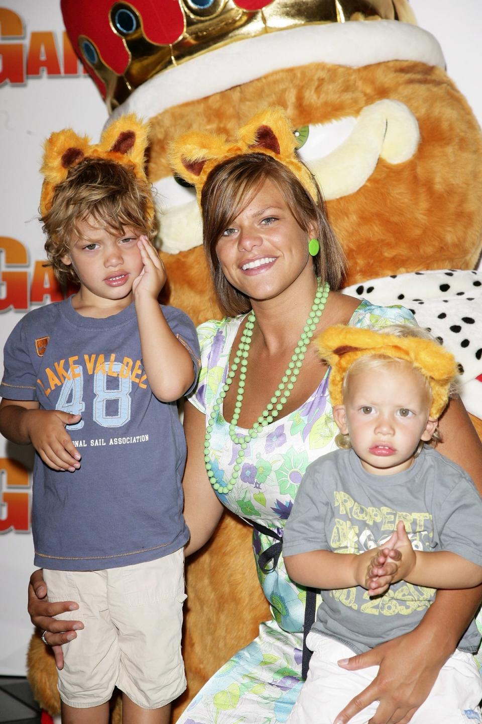 Jade Goody and her sons Bobby and Freddie pictured in 2006 (Getty Images)