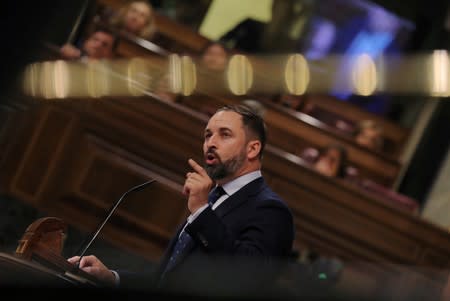 Investiture debate at the Parliament in Madrid