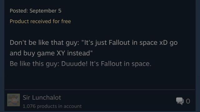 Starfield  Nota na Steam fica abaixo de Fallout 76