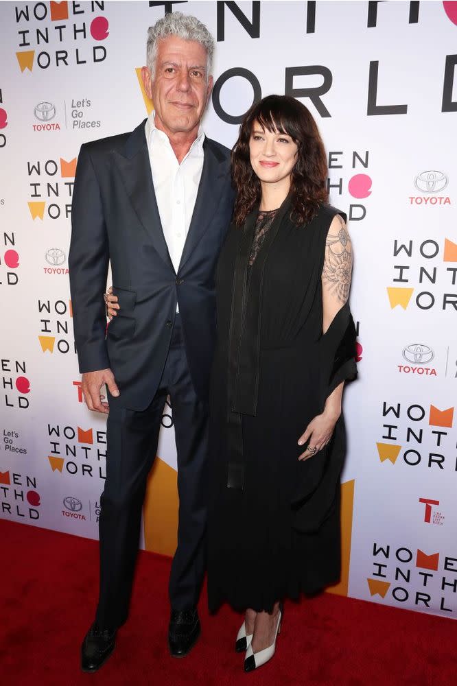 Anthony Bourdain and Asia Argento