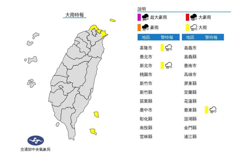 快新聞／雨彈來襲！3縣市大雨特報 台中濃霧「能見度不足200公尺」