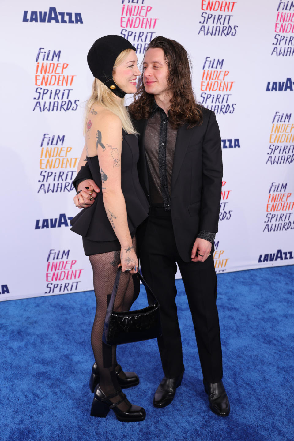 Rory Culkin and Katelin Arizmendi Pack on PDA at 2024 Indie Spirit Awards