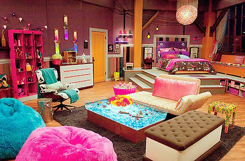 Room, Furniture, Living room, Pink, Interior design, Decoration, Purple, House, Bedroom, Magenta, 