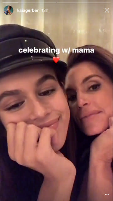 Kaia Gerber and Cindy Crawford