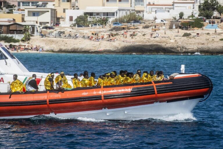 拉姆培杜薩島湧入8500移民 義總理籲歐盟協助緩解壓力