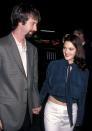 <p>Tom Green and Drew Barrymore <a href="http://people.com/celebrity/tom-green-files-for-a-divorce-from-drew/" rel="nofollow noopener" target="_blank" data-ylk="slk:began dating;elm:context_link;itc:0;sec:content-canvas" class="link ">began dating</a> in March 2000 and then eloped to the South Pacific in March 2001. Green then filed for divorce from Barrymore in December 2001 after less than a year of marriage. </p>