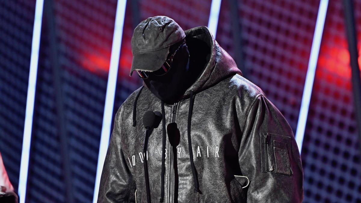 Kanye West Doesn't Want to Be Seen, But His Jacket Says Otherwise