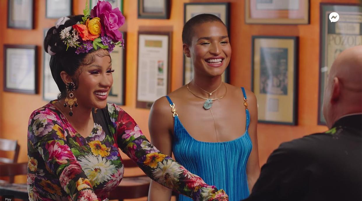 Cardi B and Indya Moore Taste Latin American Food