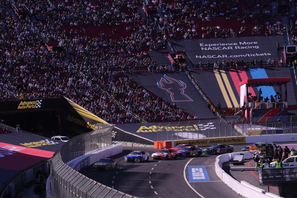 NASCAR's season-opening Clash exhibition race made a historic first visit to the Los Angeles Memorial Coliseum in 2022.