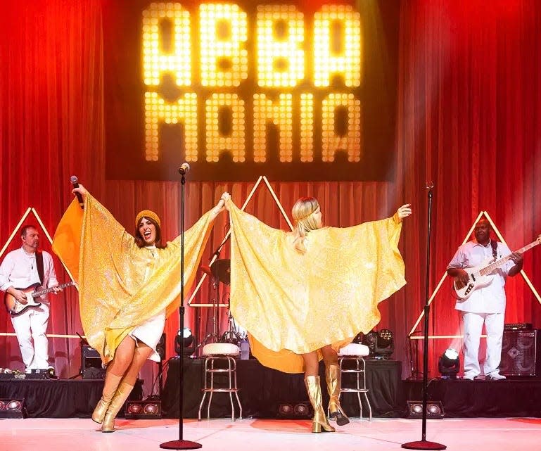 ABBA Mania, a tribute band, performs in Easton mid-February.