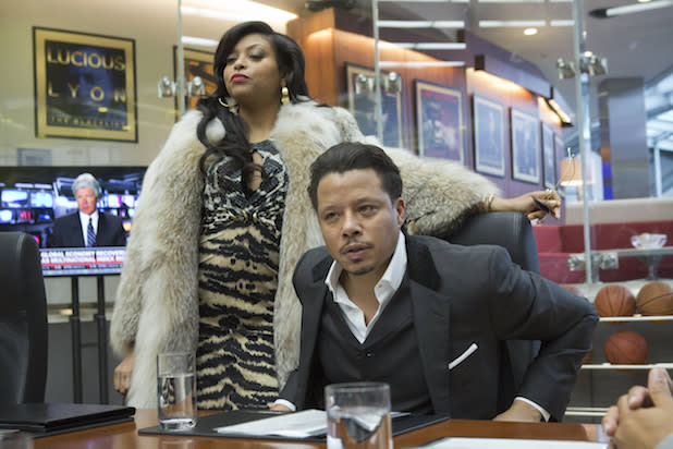 From left, Taraji P. Henson as Cookie and Terrence Howard as Lucious on 